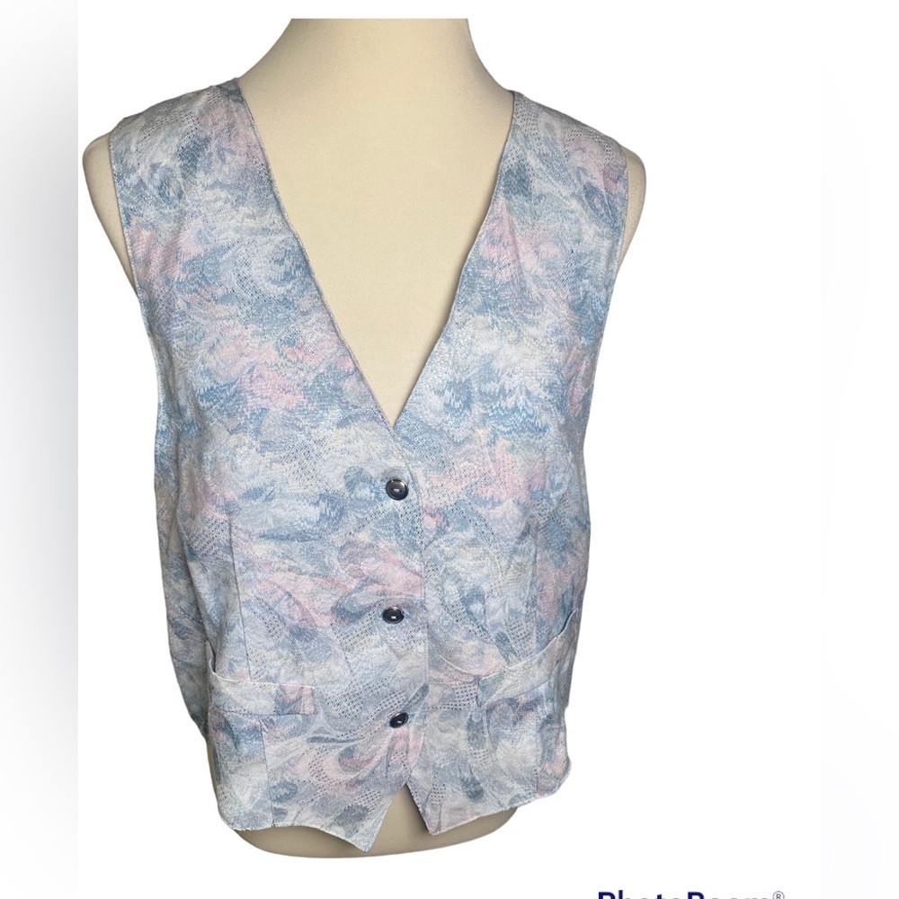 Vintage 80s Swirly Vest